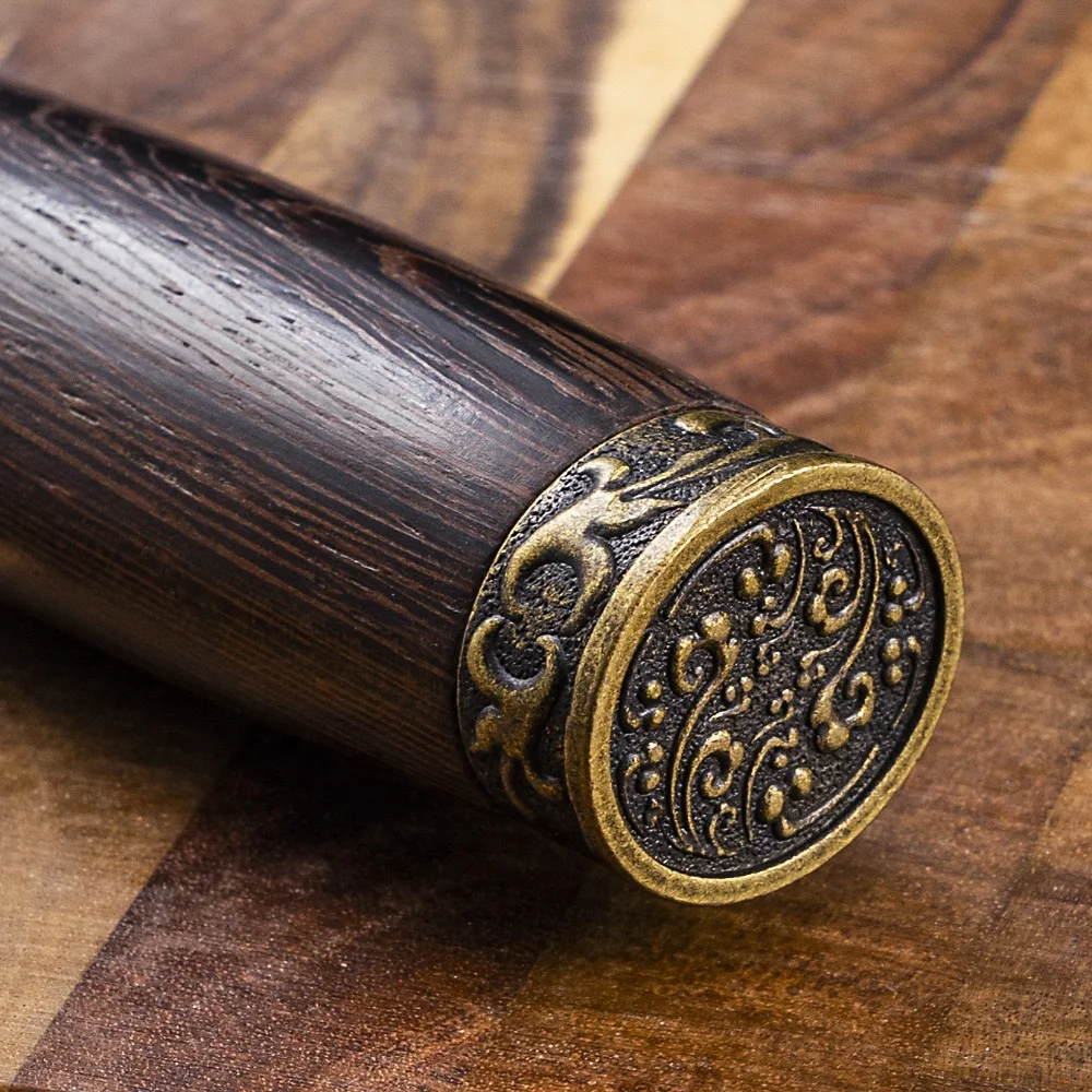 Popular Vintage Knives Household Chopping Forged Knife Wood Stainless Steel Kitchen Knives