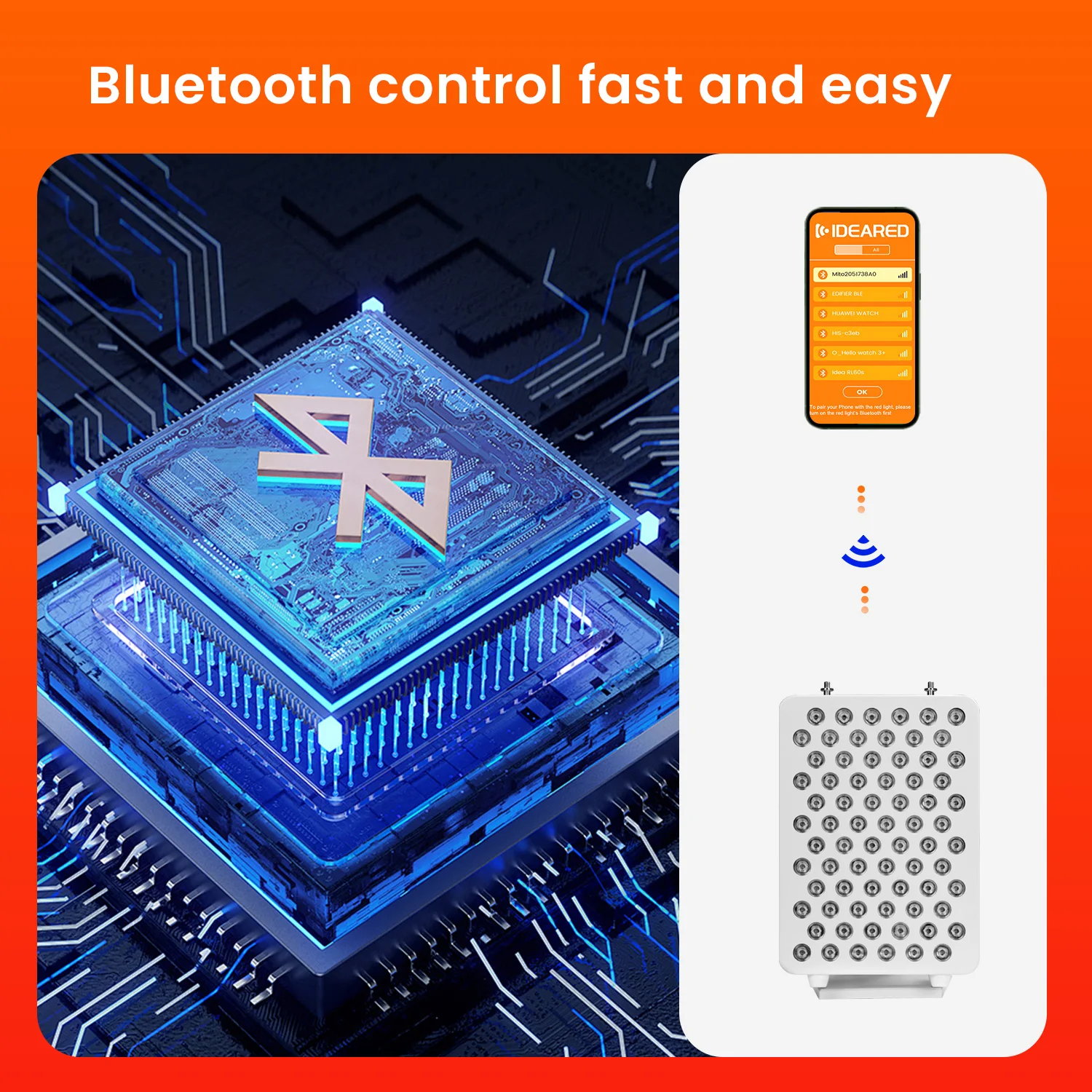 Latest Touch Screen 9 waves Red Light Therapy & Near Infrared Light & touch screen led light therapy device For Pain Relief