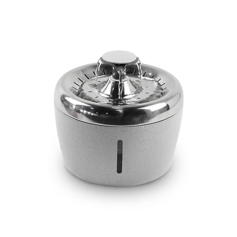 2.5L для питомцев из нержавеющей стали фонтан воды автоматический дозатор для фонтанчика питьевой воды для кошек и собак