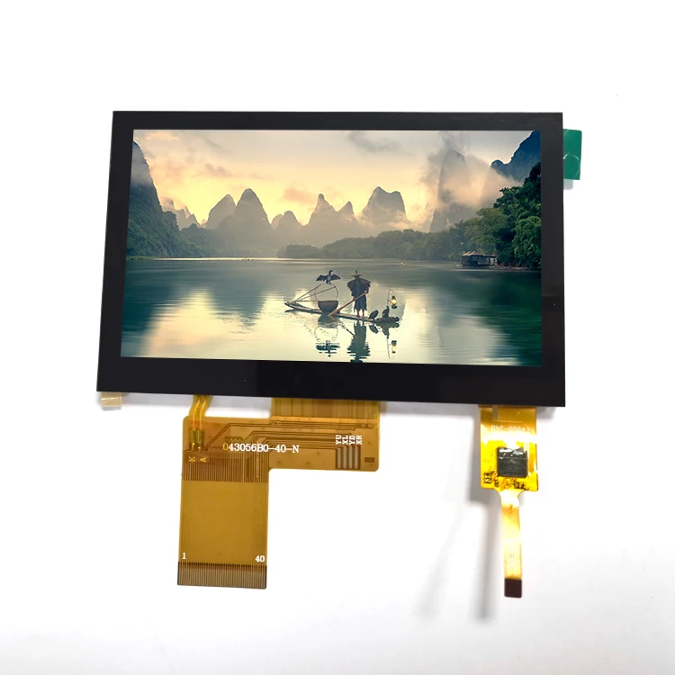 Interactive LCD Monitor 4.3 inch 480x272 Capacitive 4.3 Inch Capacitive Touch Screen Lcd Module Lcd Display Panel