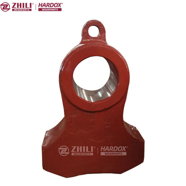 Wear Resistant Stone Crush Hammer Head for hammer crusher Casting Parts