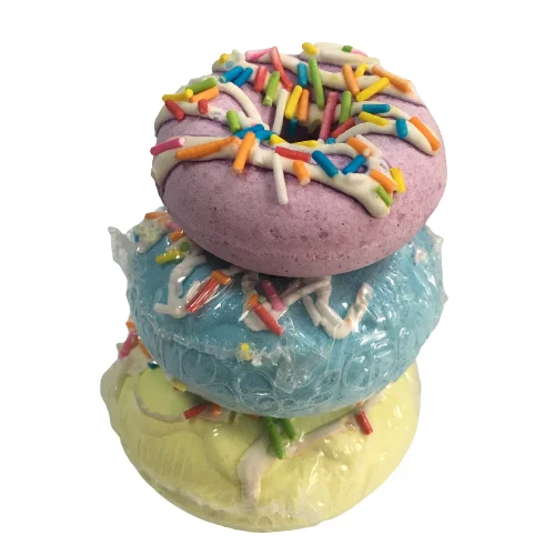 
Ingredients Body Cleaning Explosive Bath Salt Ball Four Colors Donut Shape Bath Soak Salt Moisturizing Natural Organic Sea Salt 