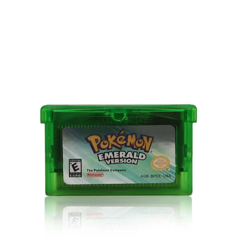  Sell well/ностальгия Видео игровой картридж карты для Pokemon Juegos Advance
