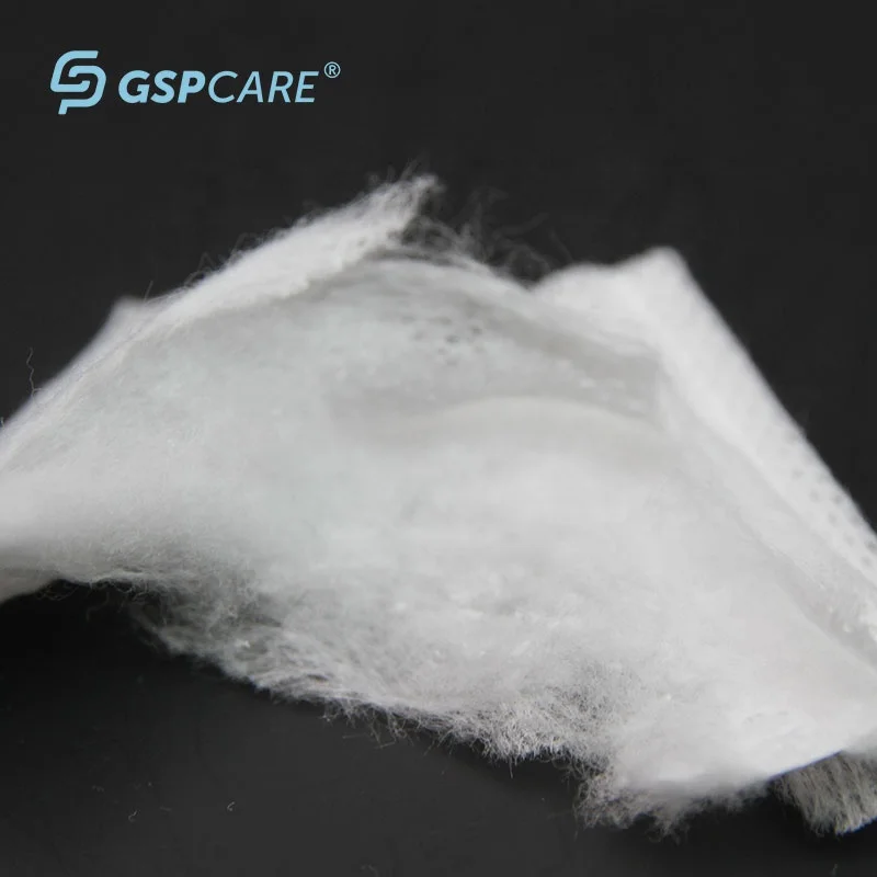 GSPCARE горячая Распродажа OEM-Сервис медицинский впитывающий ватный тампон с высокой впитывающей способностью одноразовые ватные тампоны для снятия макияжа