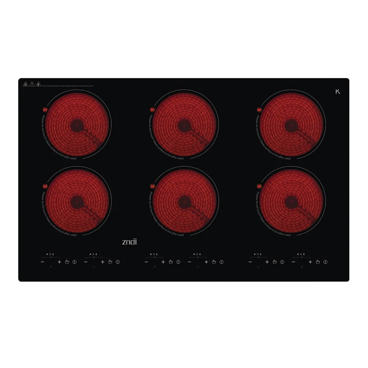6 Burners Induction Cooktop Built In Cooker Commercial Electric Ceramic Stove
