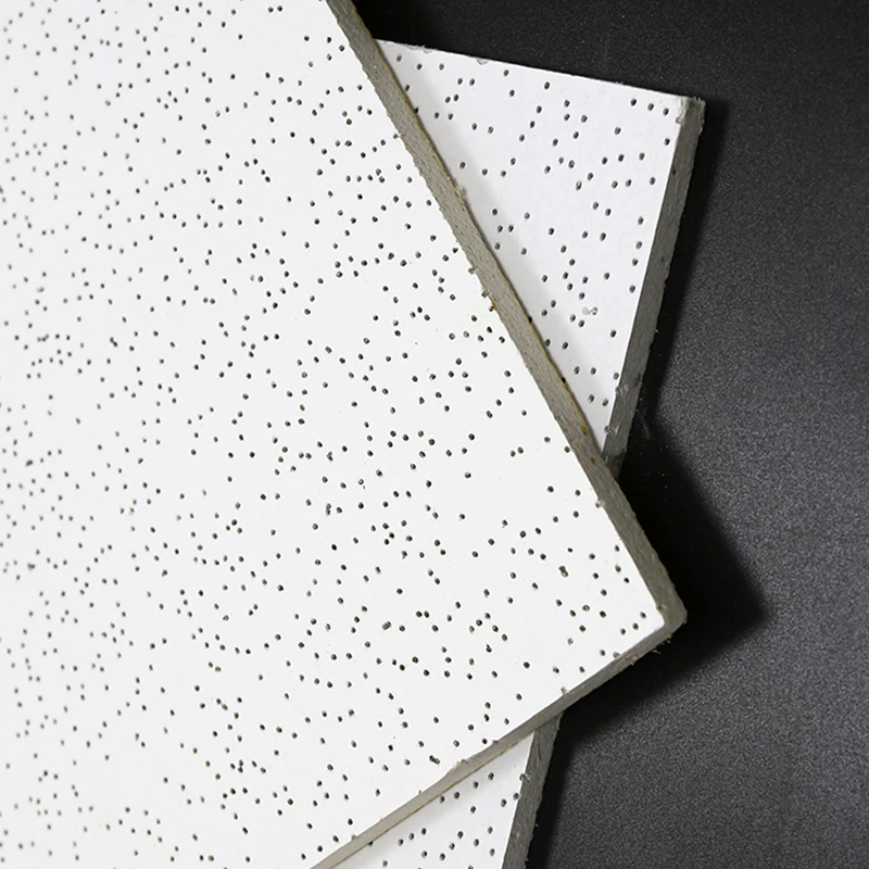 Acoustic mineral fiber ceiling tiles 10mm square edge