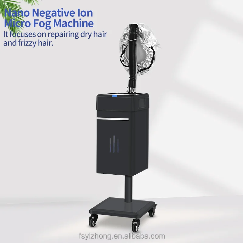 Hairdressing Salon Negative Ion Nano Mist Handheld Portable Hair Steamer Vertical SPA Equipment with Deep Repair Moisturizing