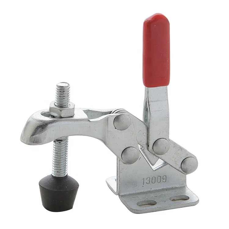 13009 Wholesale Vertical Handle Lifting Toggle Clamp Quick Release Small Size Fixed Clamp For Woodworking And Machine Working