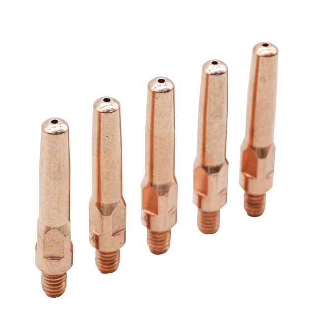 Good Performance Copper/CuCrZr Contact Tip Welding Contact Tip MIG Welder Contact Tips MIG Welding Gun Accessory