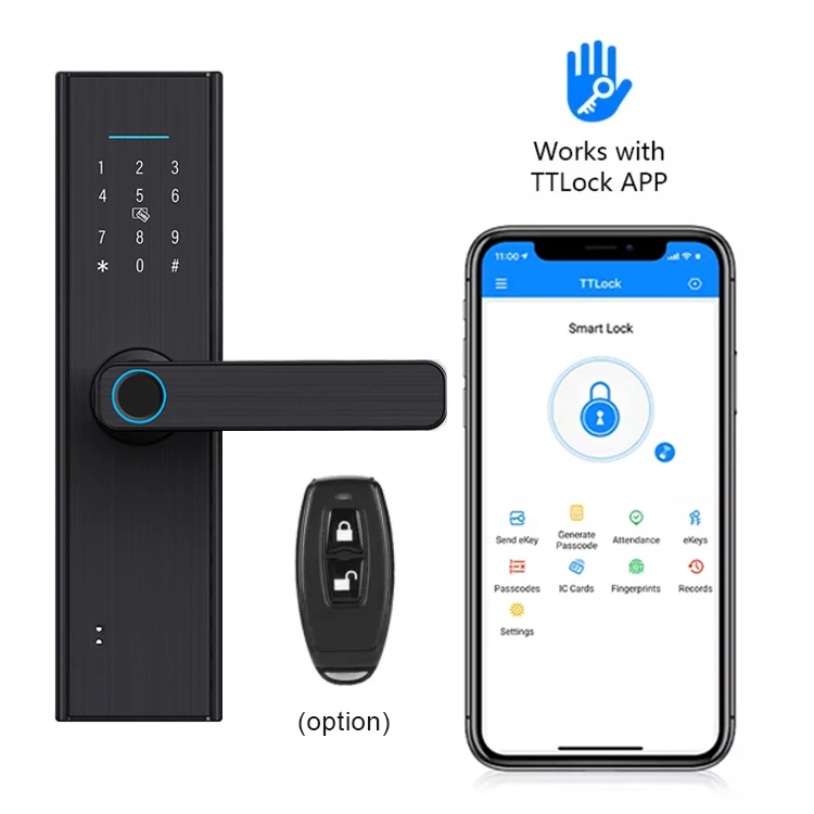 Keyless Remote Control Security Keyless door locks Rfid Digital Code Password Biometric Smart Home Fingerprint