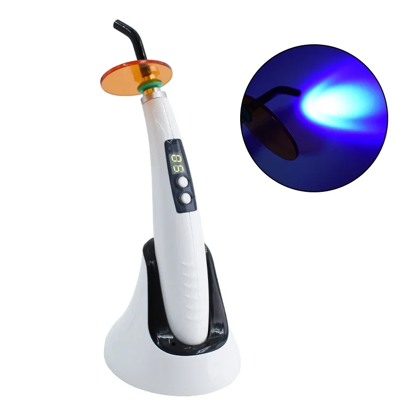 ODM Dental Curing Lamp Photopolymerizer 5sec Full Ramping Pulse Function Wireless LED Light Cure Unit for Dentistry