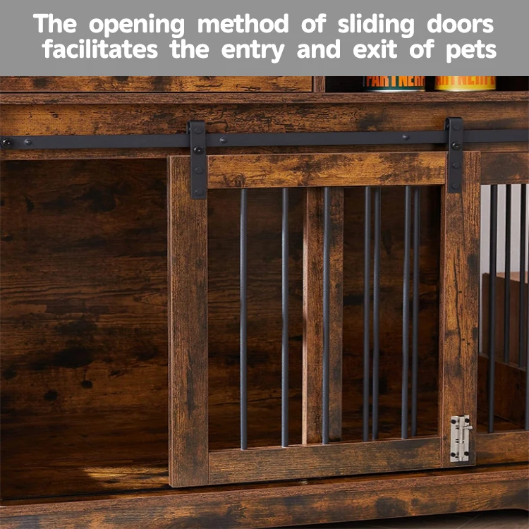 Modern Style Crates Furniture for Dog Small Medium Large Dogs Wood Dog Kennel Cages