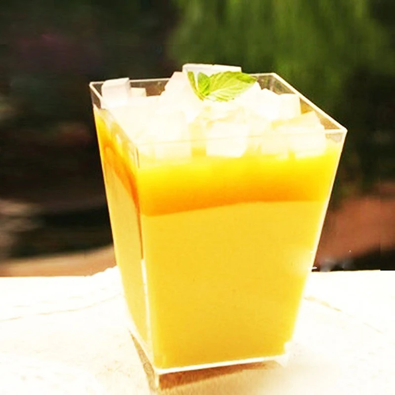 Ruizhuo Wholesale Custom clear Cake box transparent tiramisu container PET PS 150ml Disposable Plastic Dessert cups