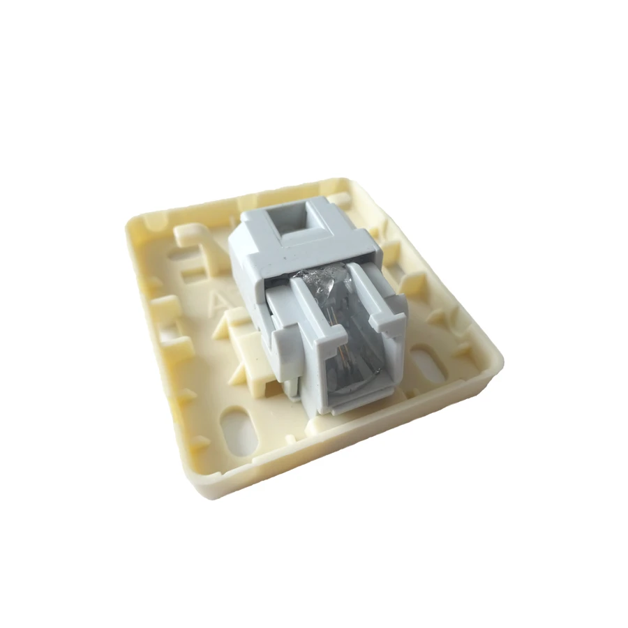  RJ11 Поверхностная коробка Cat3 одна розетка порт 6P4C 6P2C для телефона водонепроницаемый 1 2 порта двойной