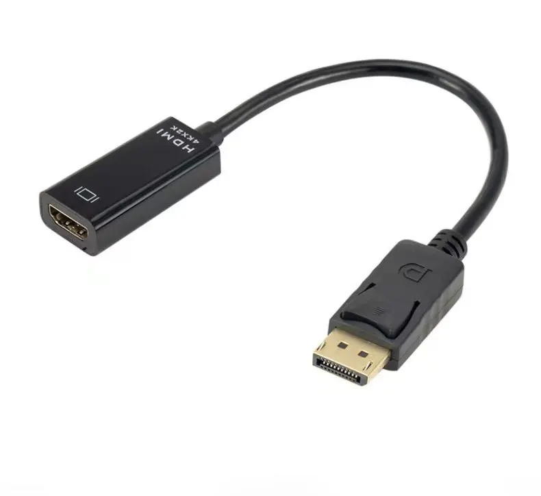 OEM 4K*2K Black DP Displayport Male to HDTV  Female Cable Adapter Converter DP to HD 4K for PC Laptop computer accessories