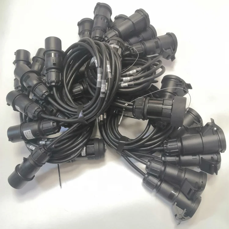 Customized length 19 pin Socapex Female Tails Cables