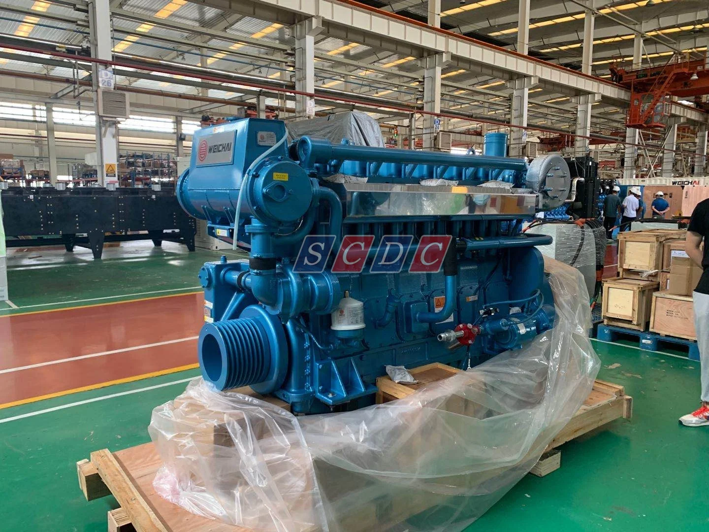 Weichai WHM6160C580-5 дизельный Судовой двигатель 580HP 1500 об/мин лодочный