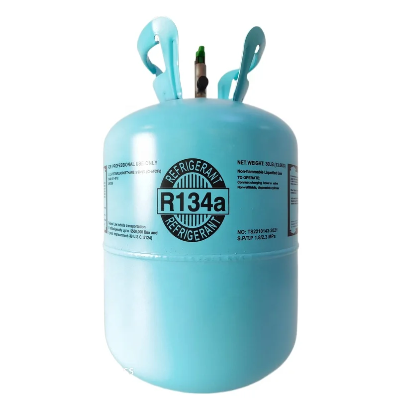 99.99% чистый хладагент r600a r417a r1234yf r22a r134a, газ хладагента r134a