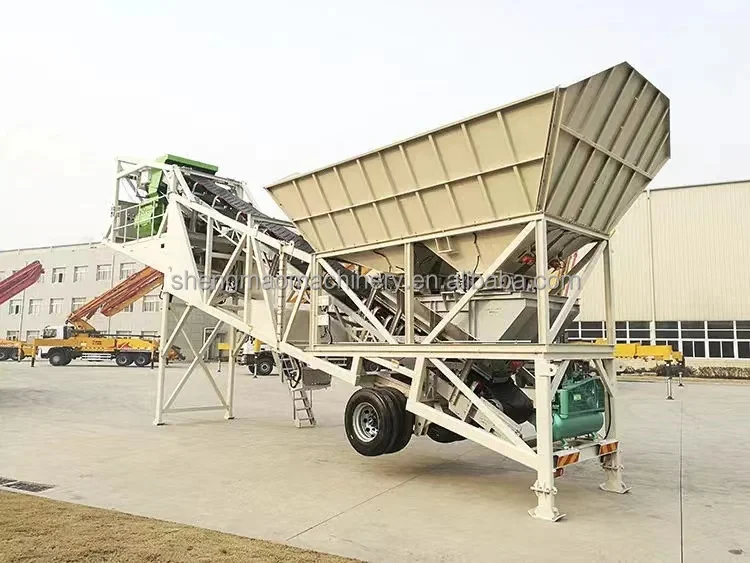 1m3 2m3 Per Batch Wet Mix Concrete Production Line On Sale