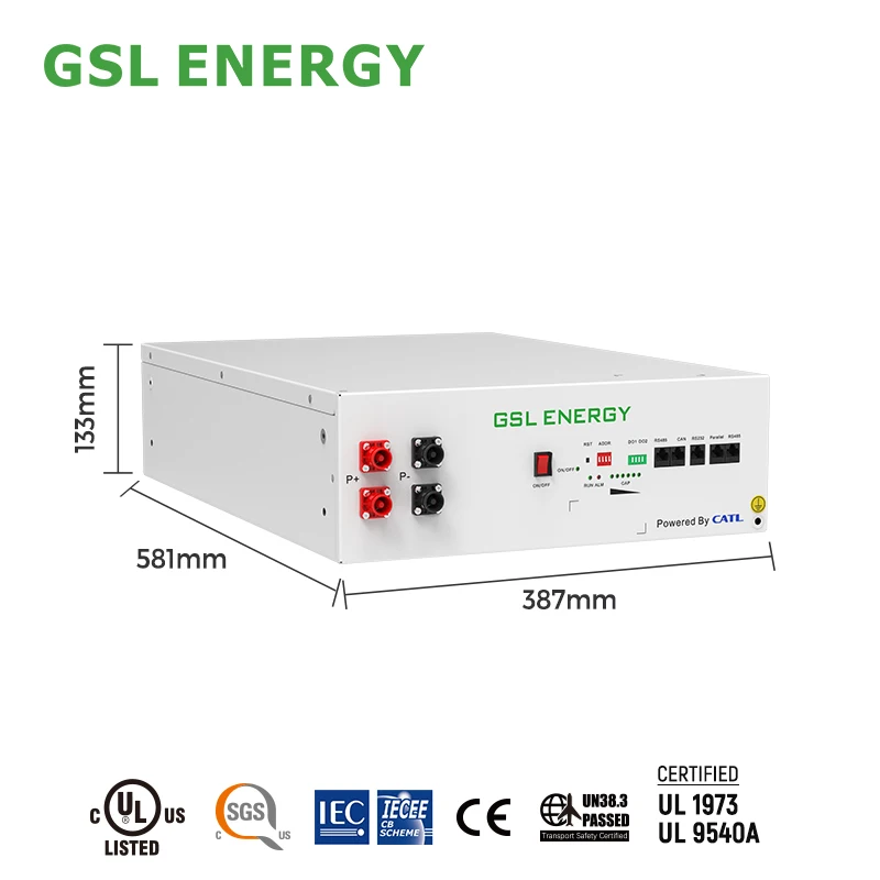 GSL ENERGY Лидер продаж аккумулятор для солнечной батареи 5Kwh литиевая батарея 51 2 V 100Ah Lifepo4 48V