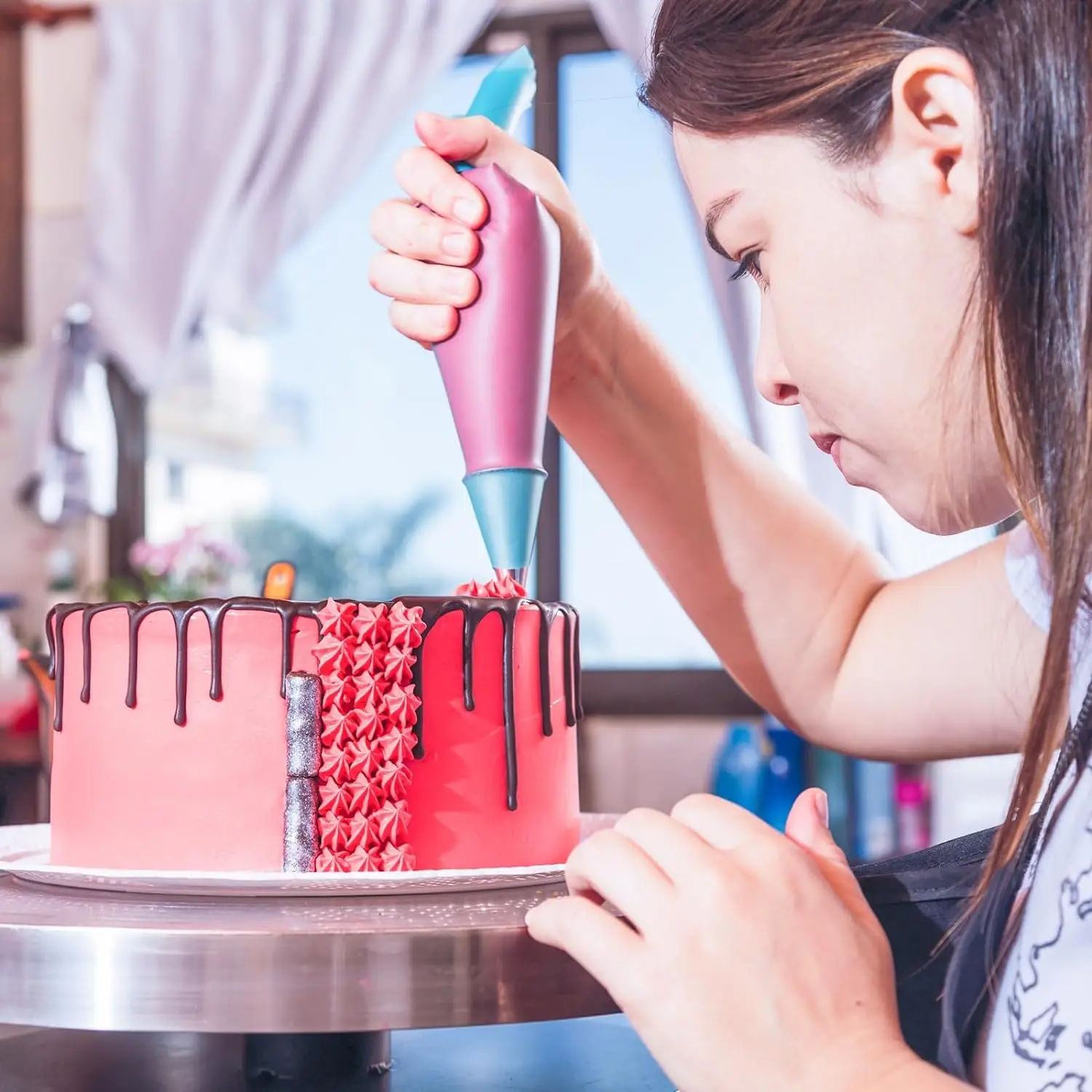 Disposable wholesale hot party supplies cream pastry piping bag roll custom cake decorating pastry bag