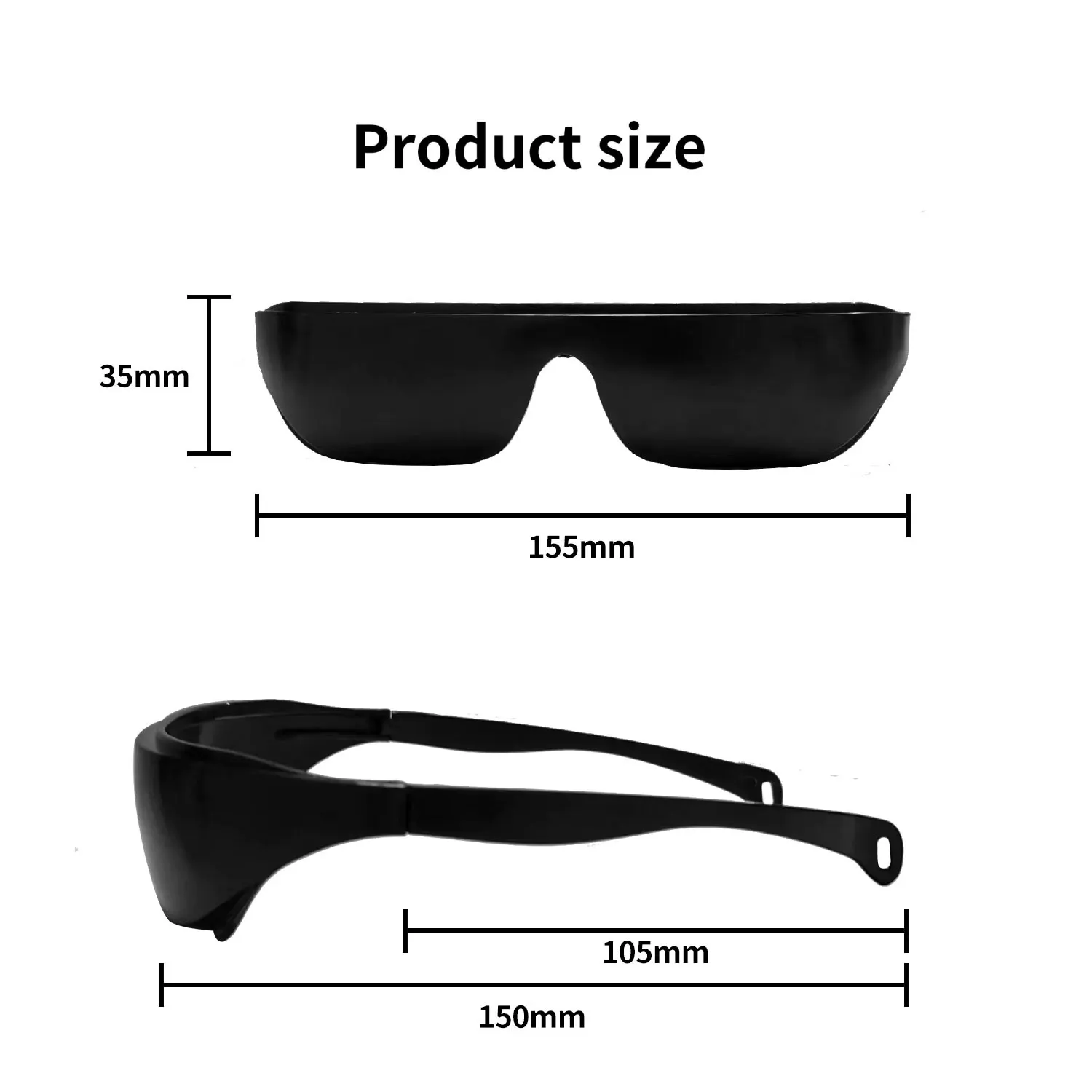 Goggles CE Ansi Z87 OPT IPL Care Light Eye Patch Laser Protection Eyewear Shading Protective Eye Mask Eyeshade