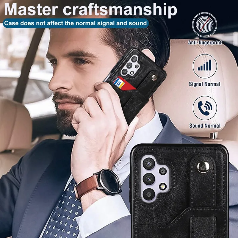 Wallet Luxury Phone Case for Samsung Galaxy A52 A32 A72 A82 A22 S21 S20 Plus Note 20 Ultra S21 FE 5G PU Leather Card Holder