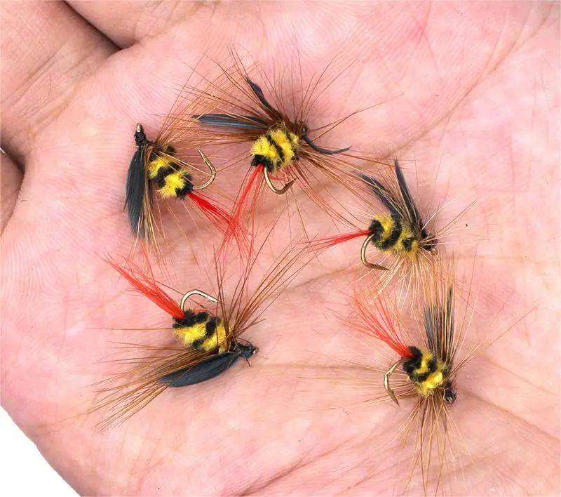 Jetshark Artificial Insect Bait  Bumble Bee Fly Trout Artificial Fishing Lures  Outdoor Fishing Insect fishing lure