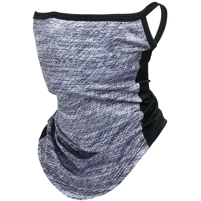 
Custom Outdoor Sport Sunscreen Ice Silk Mask Thin Bandanas with ear loop full face tube scarf Neck Gaiter motorcycle balaclava 