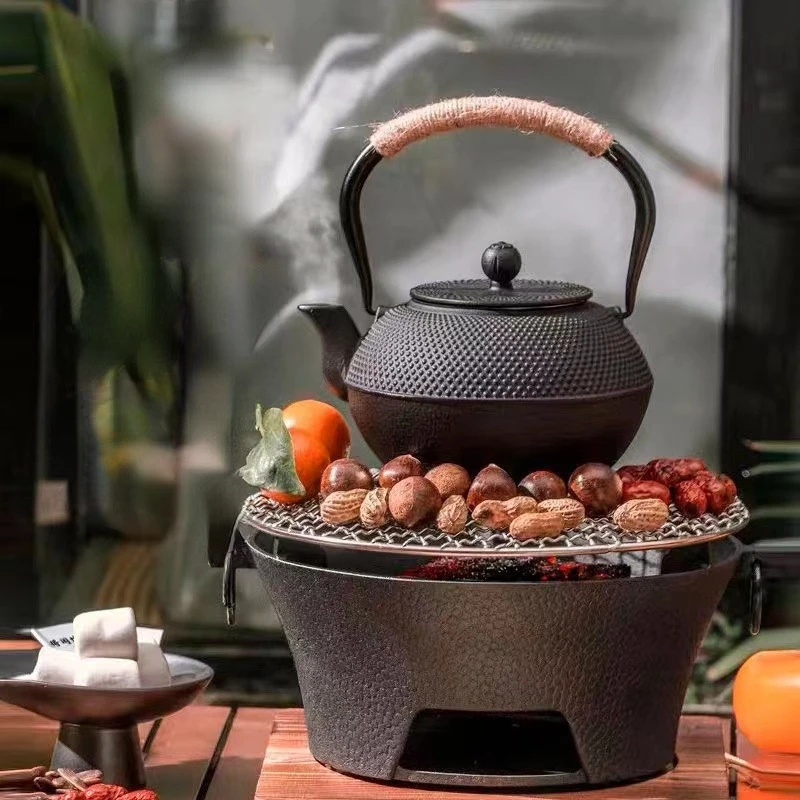 Stainless Steel camping Grill Automatic Rotate BBQ Grills