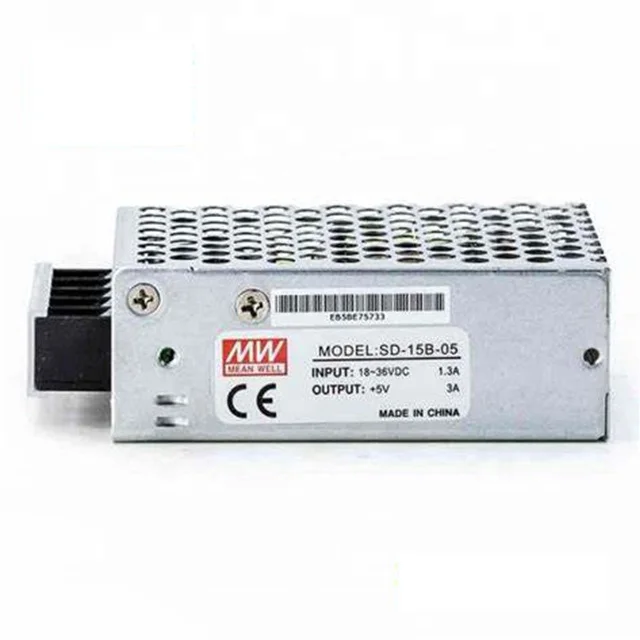 Original MEAN WELL SD-15B-24 15W Single Output DC-DC Converter
