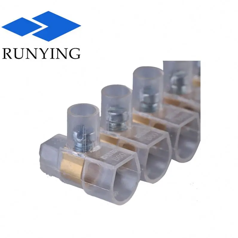 10p Электрический измерительный клеммный блок подача через внутреннее освещение проводной клеммный соединитель