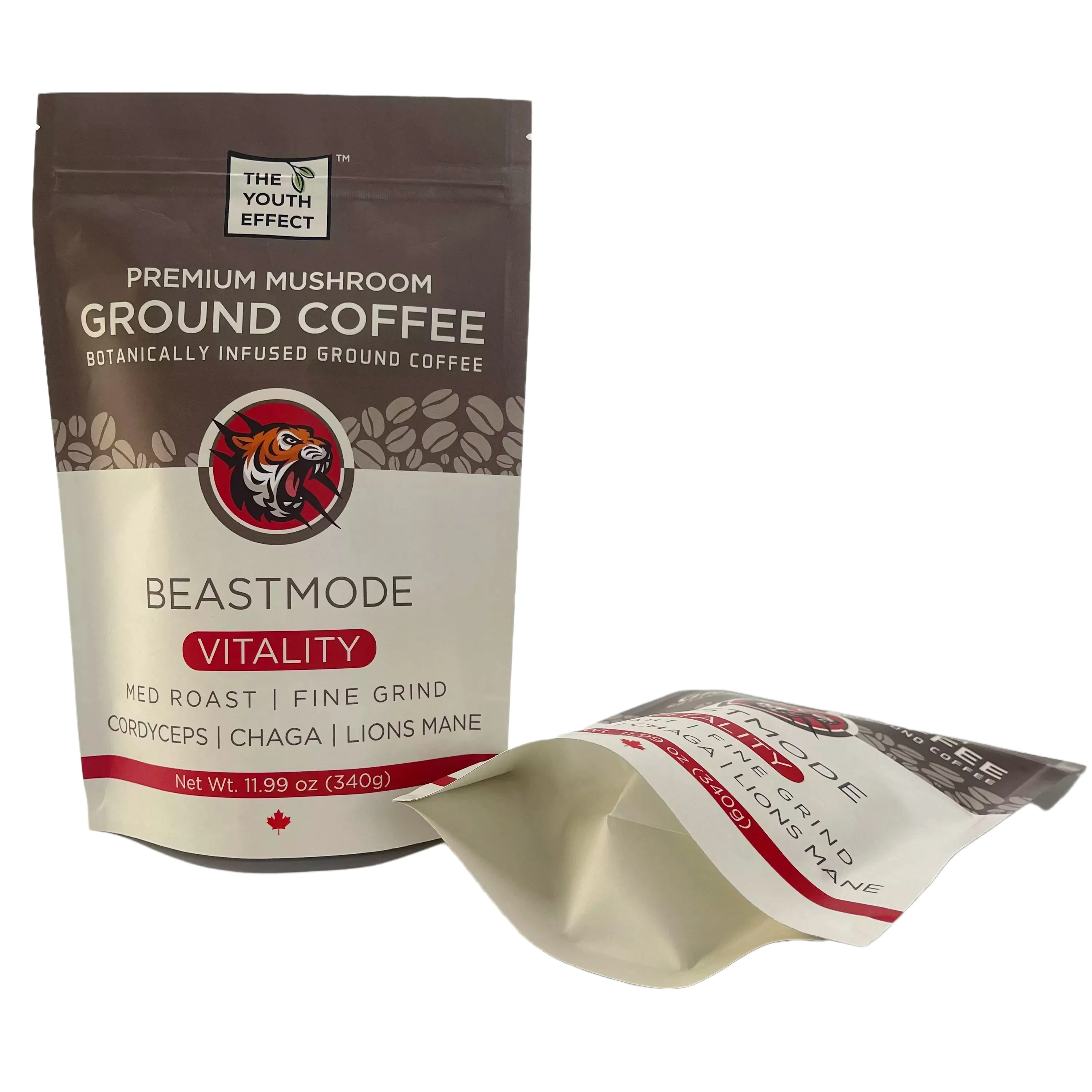 60g Matte Printed Stand Up Foil Bag For Super Food Snack Chips Pine Nuts Chia Seeds Packaging With Ziplock