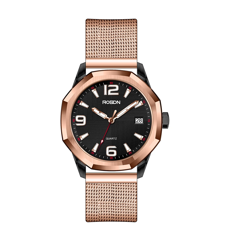 High quality transparent mechanical watch gold mechanical watch mechanical watch for women with factory price