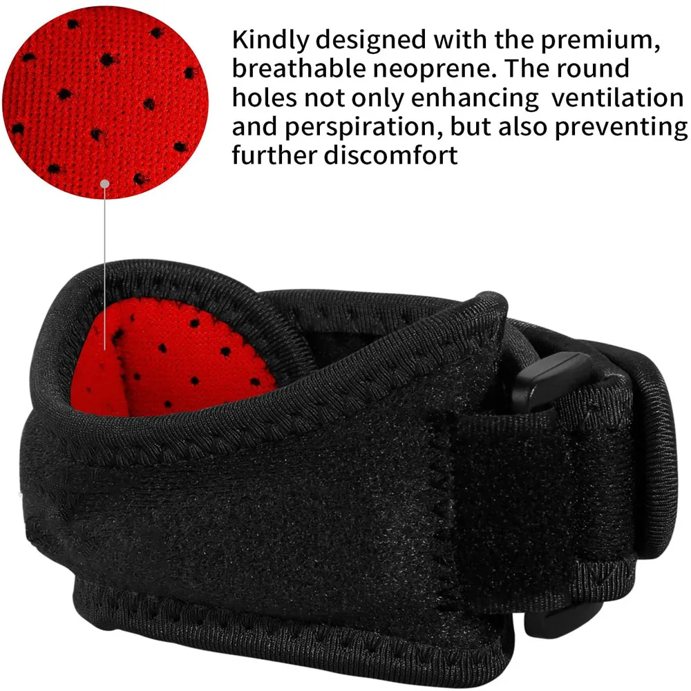 comfort neoprene tendonitis knee pad band wrap patella hinged belt knee brace support arthritis sleeve stabilizer men and women