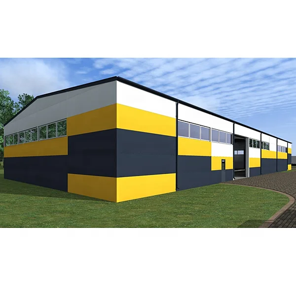 Prefabricated construction industrial metal materials hangar shed steel structure warehouse workshop and aircraft hangar