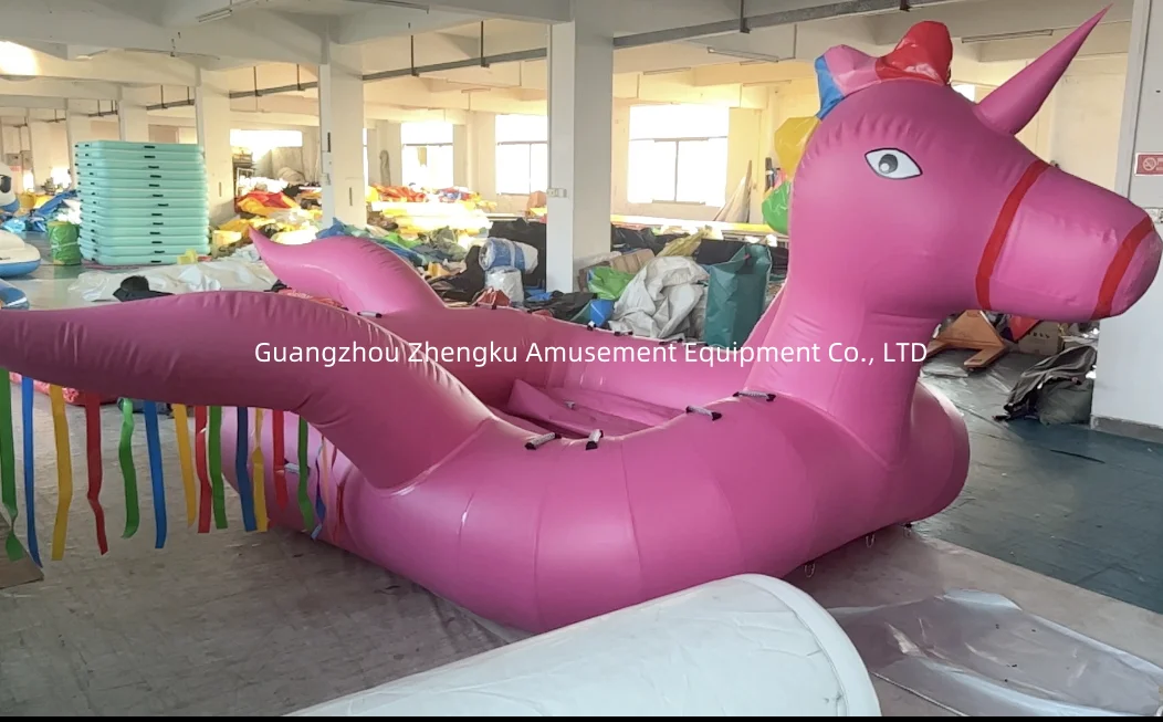 Оптовая Продажа с фабрики буксируемая водяная трубка единорога игрушка для продажи воды единорогом