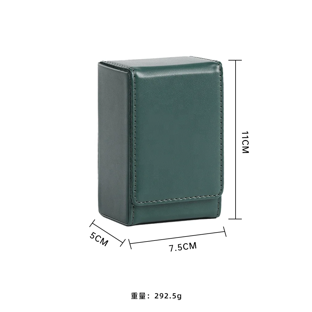 Customer Favorite Storage Poker Chips Case Boxes Custom Waterproof Portable Leather Poker Organizer Box For Game