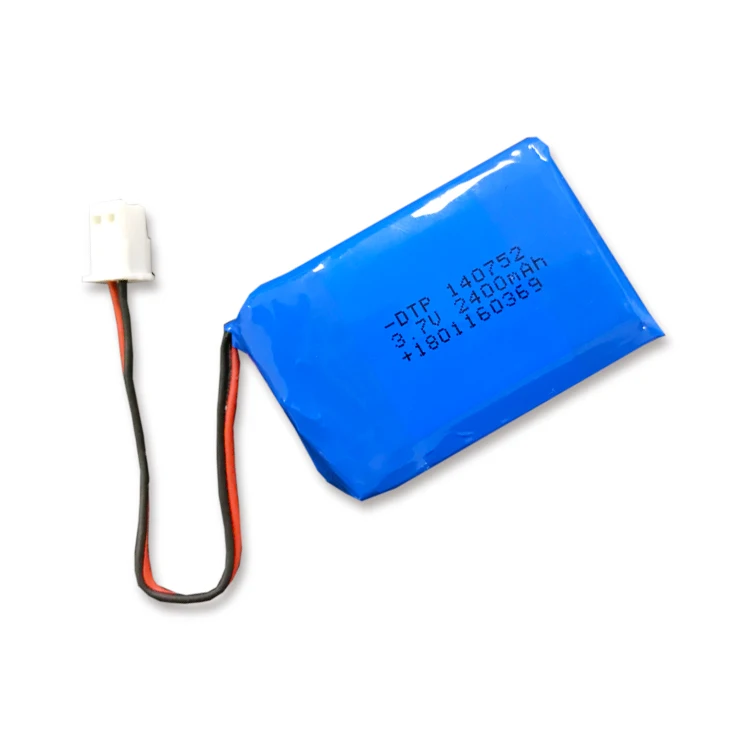 103040-2P rechargeable lithium-ion polymer battery 3.7v 2400mah pack