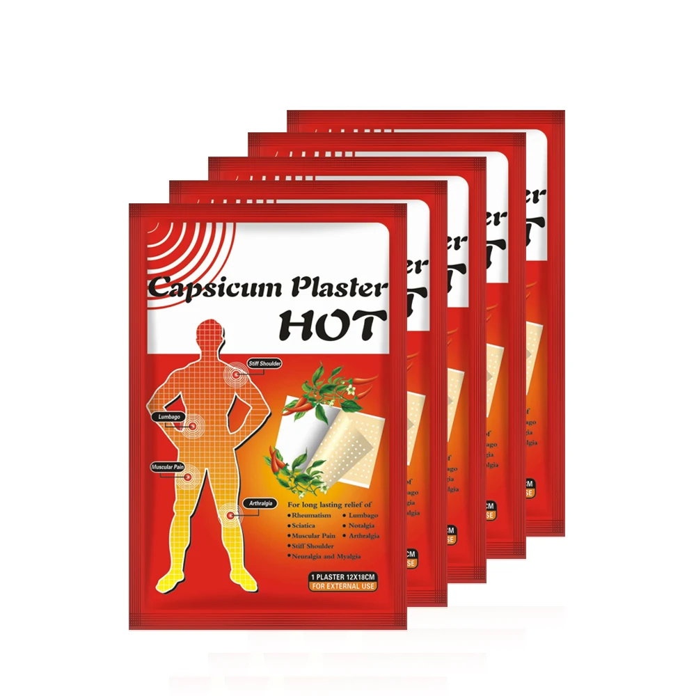 Китайские традиционные Пластыри для облегчения боли, перцовый клейкий пластырь
