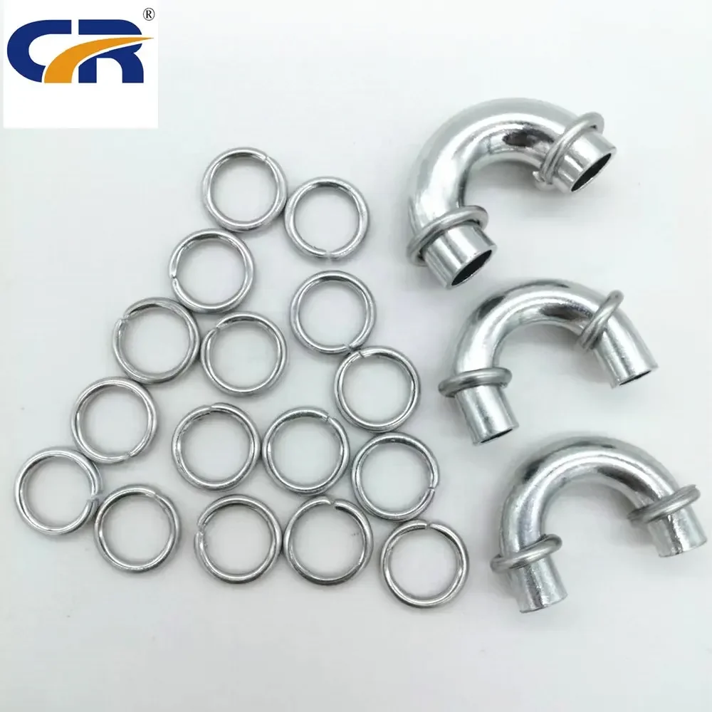 Aluminum U-bend with welding ring  Aluminum welding wire 1 series 6 Series 3 series New energy Water cooling plate  condenser