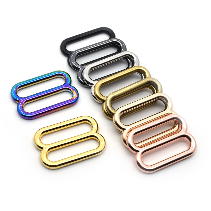 20/25mm Alloy Tri Glide Slider Belt Buckle For Backpack Adjuster Shoulder Strap Buckles Hardware Accessory