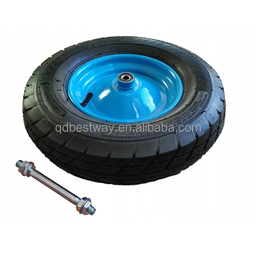 4.00-8 rueda llantas de carretilla de mano brouette schubkarre wheelbarrow tire 8 inch wheel sand wheel for trolley