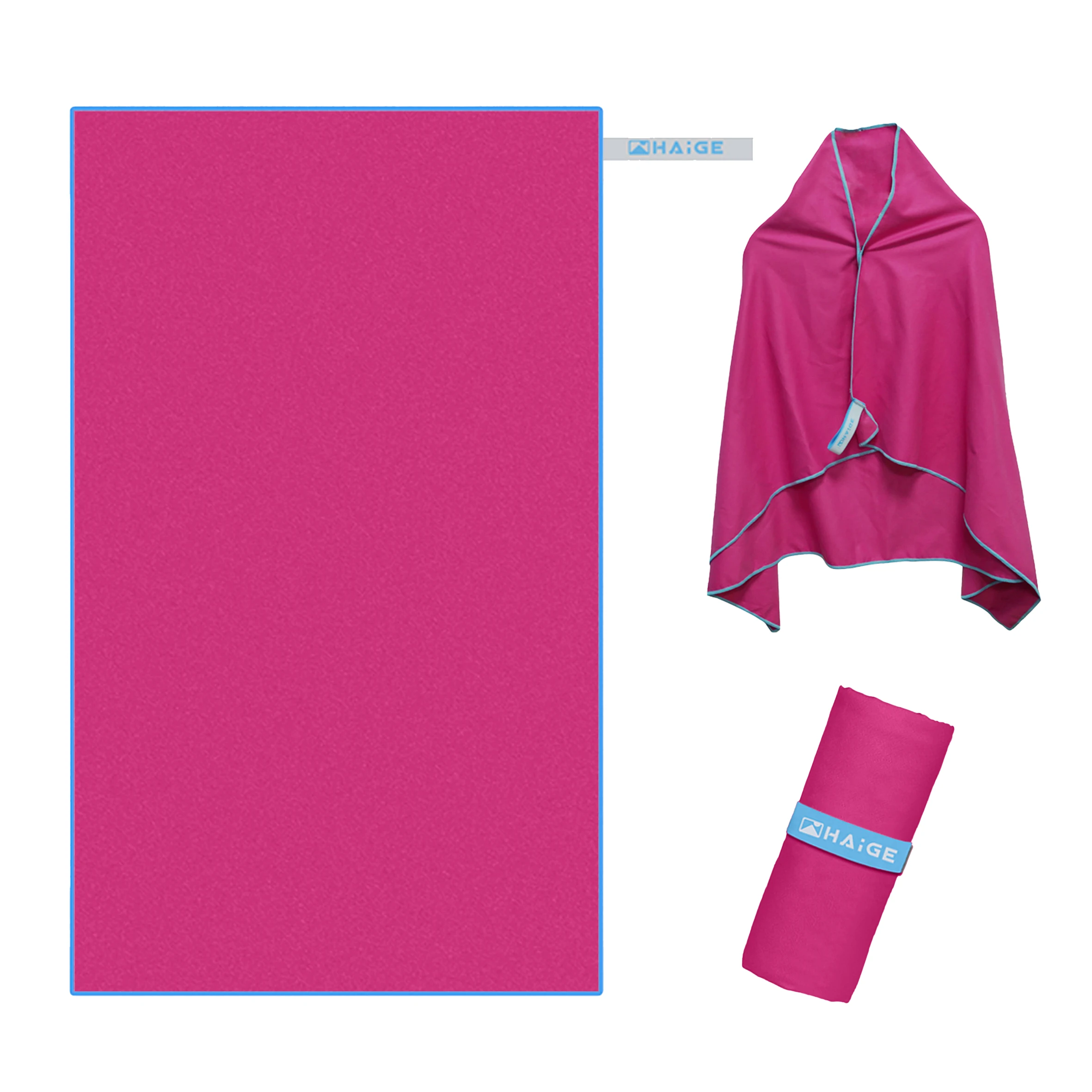 Microfiber Absorbent Lightweight Quick Dry Travel Sports Camping Beach Backpacking Hiking Sport swimming Towel