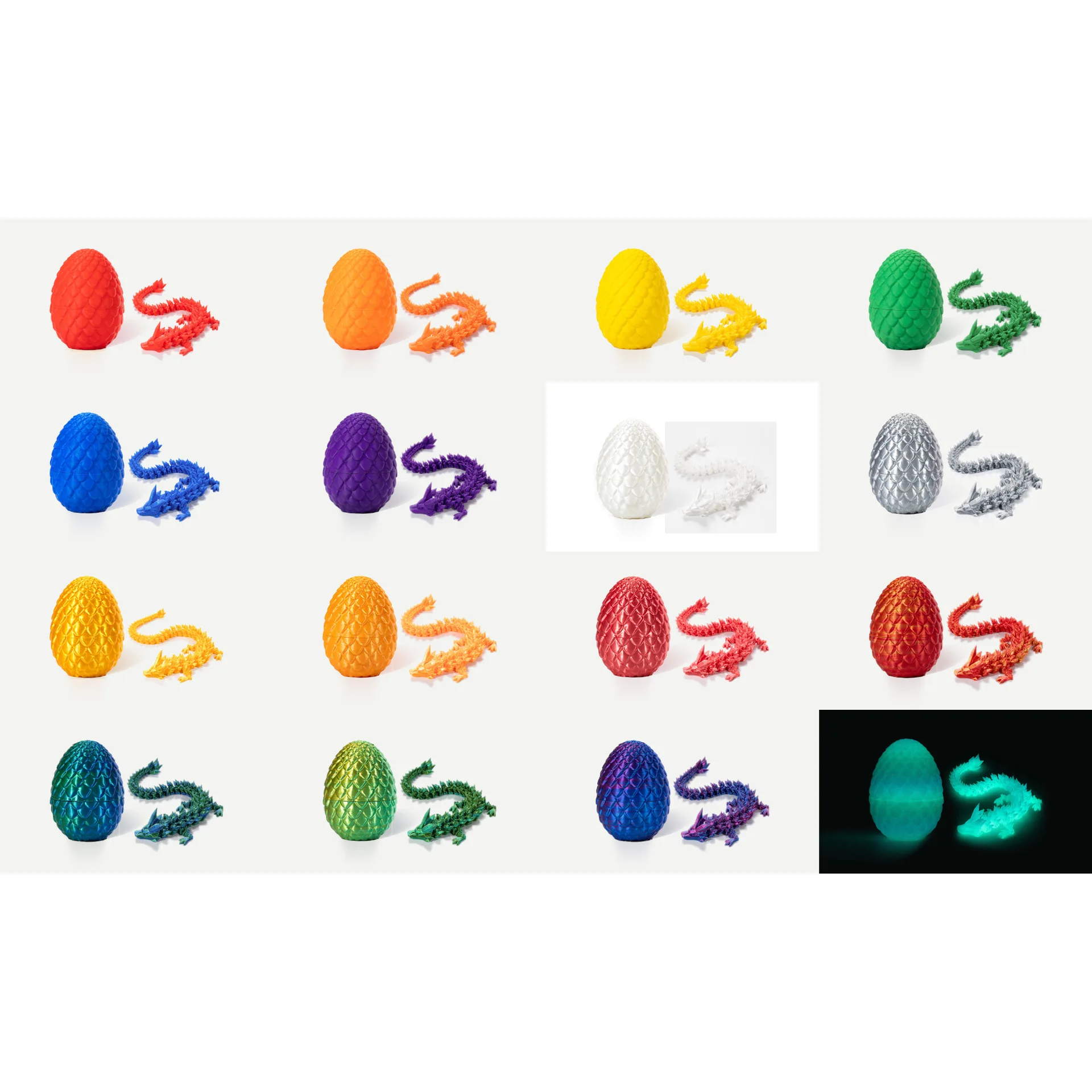 MINI Hot Wholesale 3D Printed Dragon Eggs with Dragon Inside Fidget Toy