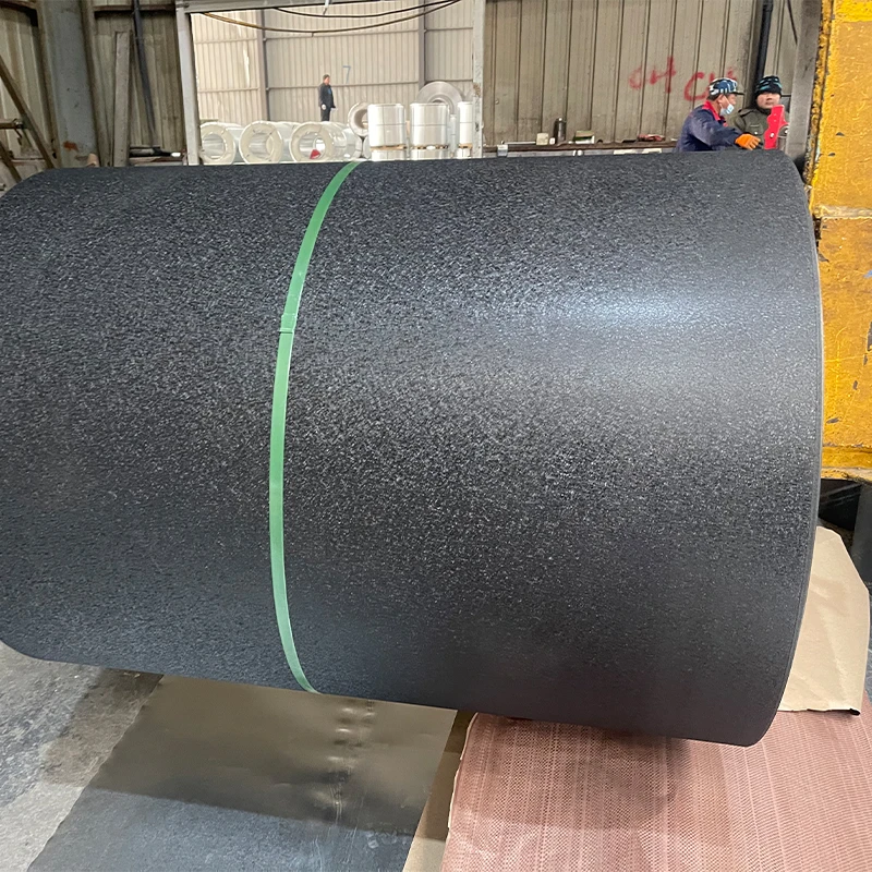 ODM/OEM Matt wrinkle ppgi coil prepainted galvanized steel coil RAL3005 Matt steel sheet