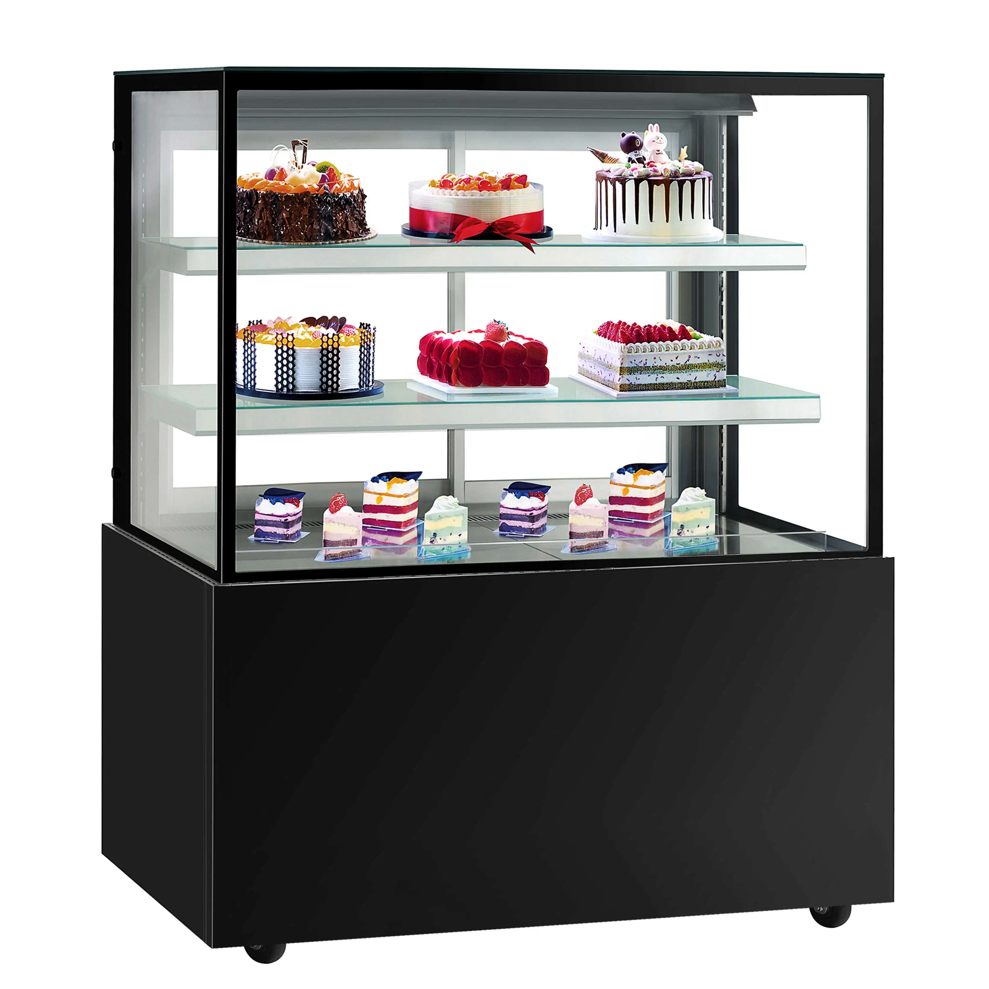 Витрина для тортов в хлебобулочных магазинах, холодильник, шкаф, кулер для хлебобулочных изделий, витрина для тортов, витрина для холодильника