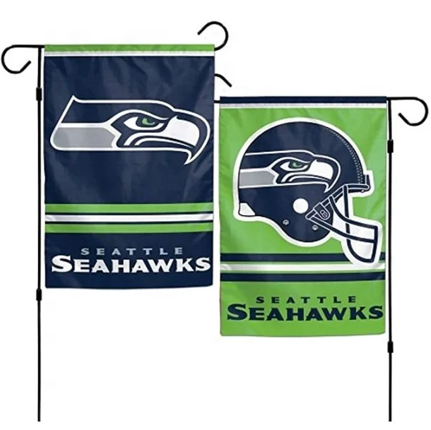 NFL Seattle Seahawks Garden Flag, 12 Inch x 18 Inch, Team Color