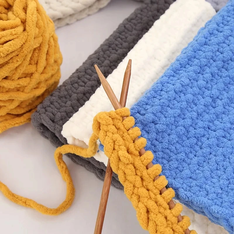 RongMeiXuan 100 г ТОЛСТАЯ синель ручная вязка пряжа одеяло