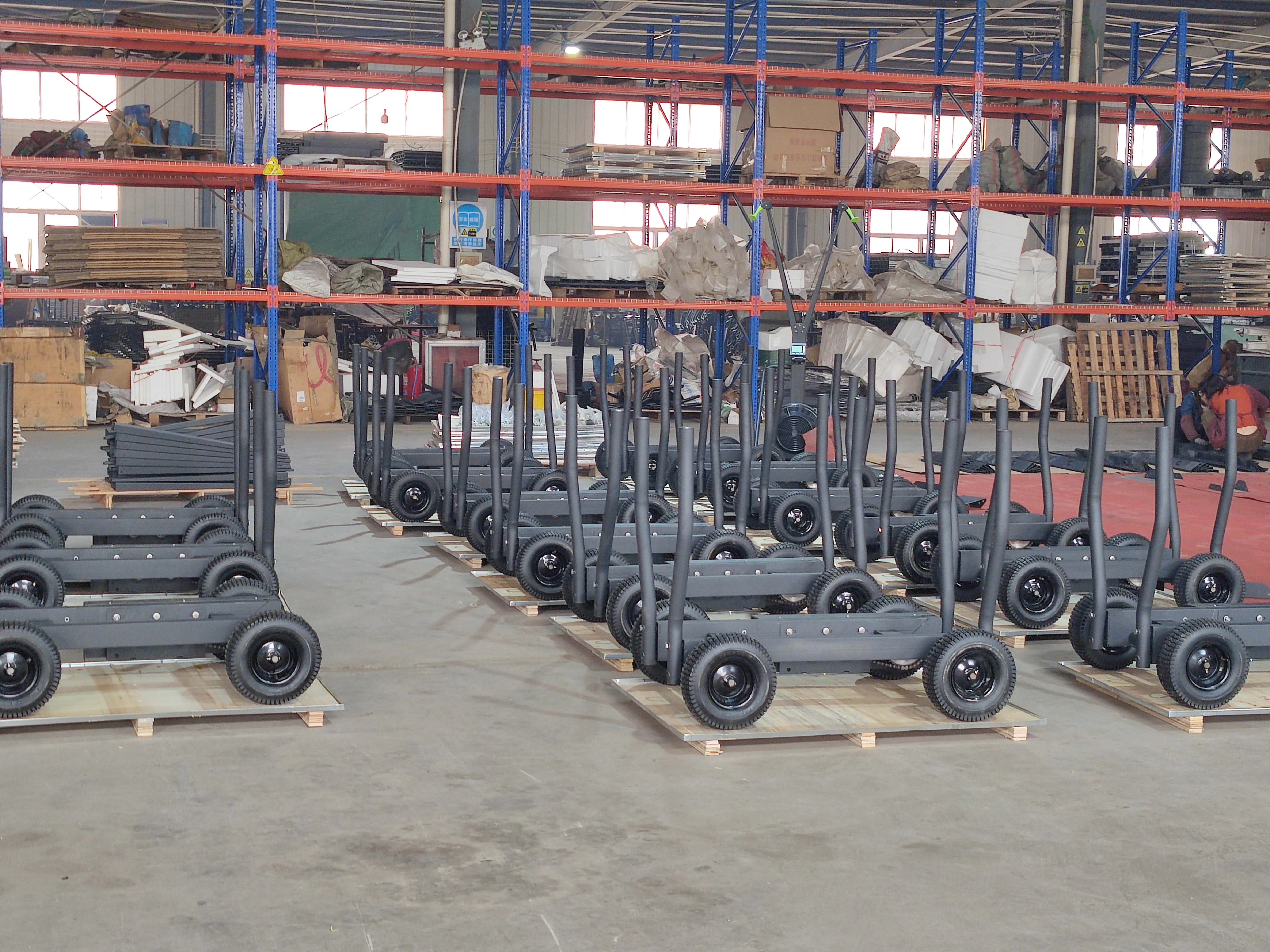 Fitness Power Sled System 4-Post Push Pull or Drag Sled for Speed Training and Agility